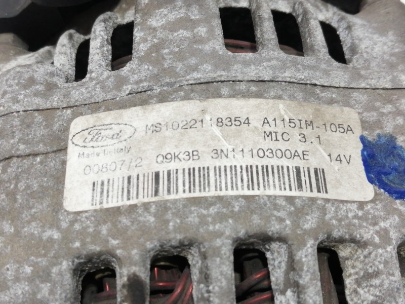 Recambio de alternador para ford focus berlina (cap) ghia referencia OEM IAM MS1022118354  
