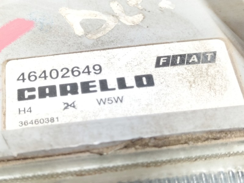 Recambio de faro derecho para fiat punto berl. (176) 55 s referencia OEM IAM 46402649  