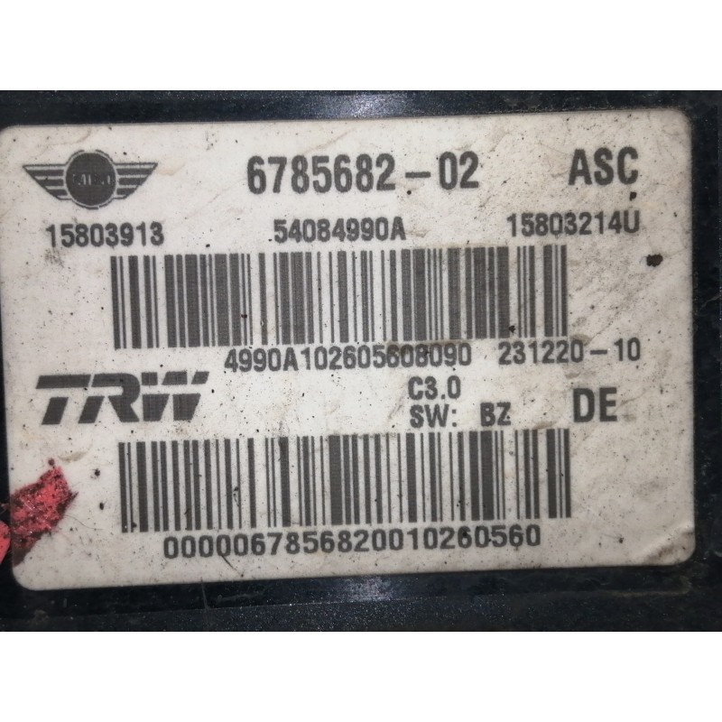 Recambio de abs para mini mini (r56) cooper referencia OEM IAM 678568202 15803913 54084990A / 1580321AU