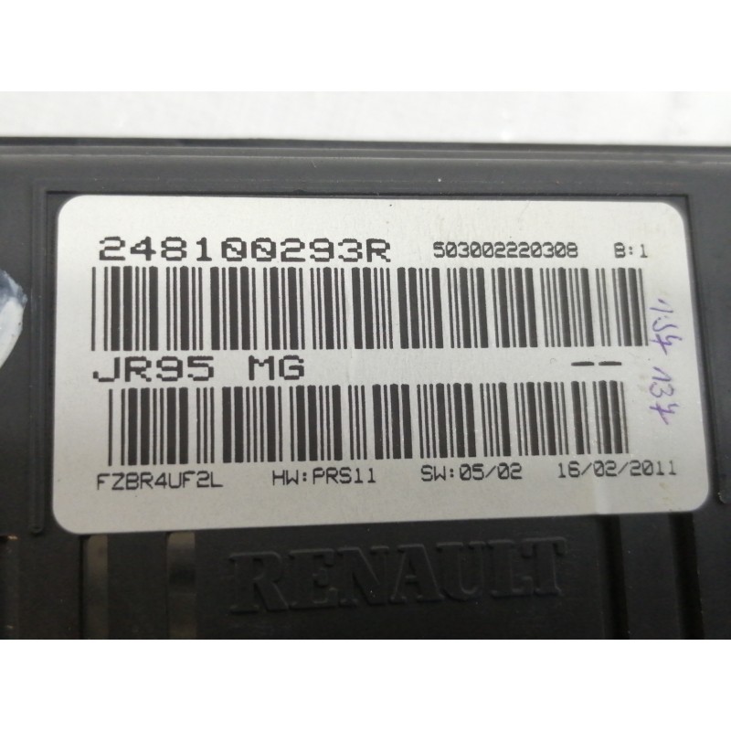 Recambio de cuadro instrumentos para renault scenic iii dynamique referencia OEM IAM 248100293R  