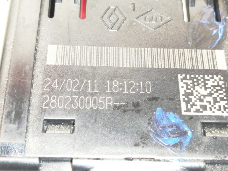 Recambio de modulo electronico para renault scenic iii dynamique referencia OEM IAM 280230005R  