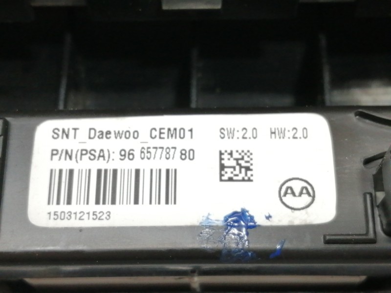 Recambio de pantalla multifuncion para citroën ds4 design referencia OEM IAM 967729648000  