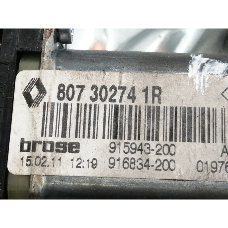 Recambio de elevalunas delantero derecho para renault scenic iii dynamique referencia OEM IAM 807302741R  