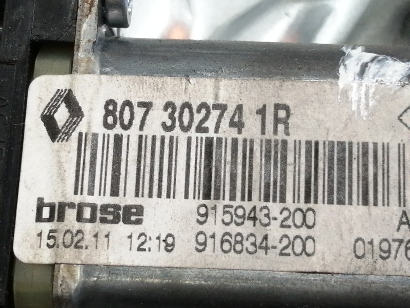 Recambio de elevalunas delantero derecho para renault scenic iii dynamique referencia OEM IAM 807302741R  