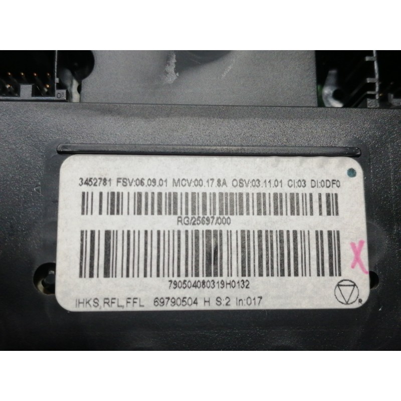 Recambio de mando calefaccion / aire acondicionado para mini mini (r56) cooper referencia OEM IAM 69797002H  