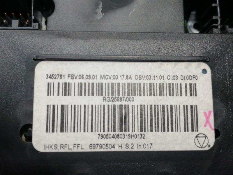 Recambio de mando calefaccion / aire acondicionado para mini mini (r56) cooper referencia OEM IAM 69797002H  