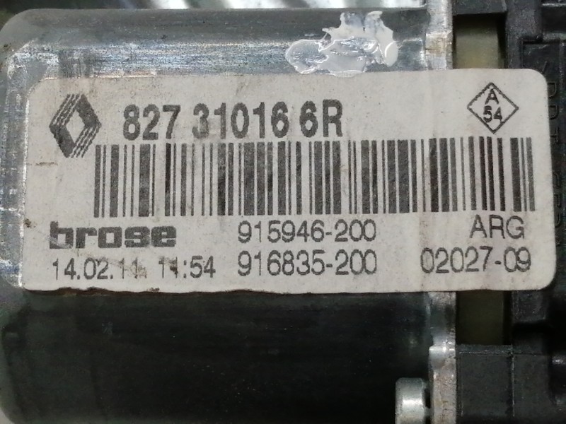 Recambio de elevalunas trasero izquierdo para renault scenic iii dynamique referencia OEM IAM 827310166R  