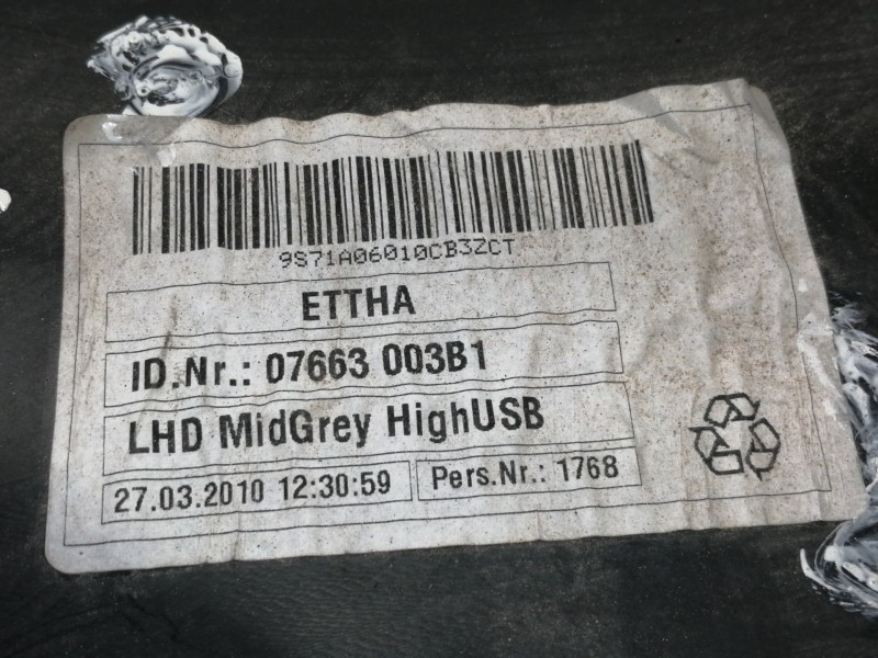 Recambio de guantera para ford mondeo ber. (ca2) trend x referencia OEM IAM 7S71A06010 07663003B1 