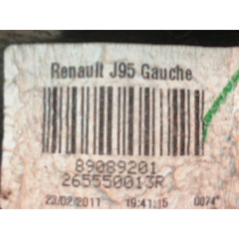 Recambio de piloto trasero izquierdo para renault scenic iii dynamique referencia OEM IAM 265550013R  