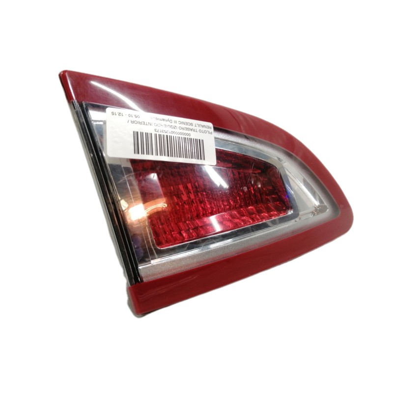 Recambio de piloto trasero izquierdo interior para renault scenic iii dynamique referencia OEM IAM 265550018R  