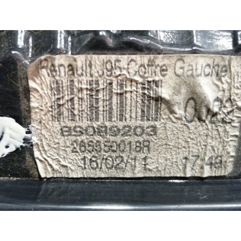 Recambio de piloto trasero izquierdo interior para renault scenic iii dynamique referencia OEM IAM 265550018R  