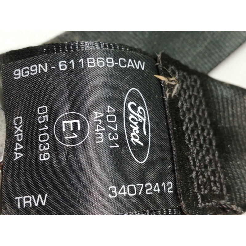 Recambio de cinturon seguridad trasero izquierdo para ford mondeo ber. (ca2) trend x referencia OEM IAM 9G9N611B69CAW  
