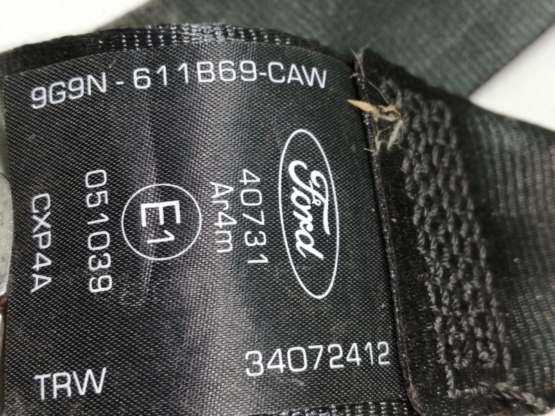 Recambio de cinturon seguridad trasero izquierdo para ford mondeo ber. (ca2) trend x referencia OEM IAM 9G9N611B69CAW  