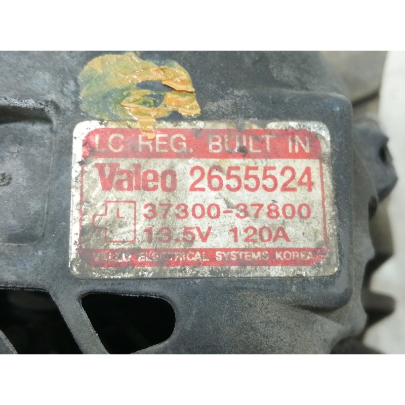 Recambio de alternador para hyundai coupe (gk) 2.7 v6 gls referencia OEM IAM 3730037800 2655524 