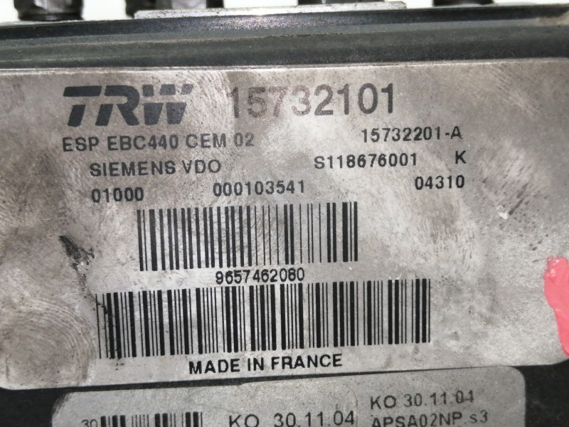 Recambio de abs para peugeot 407 st sport referencia OEM IAM 15732101 15732201A 9657462080 S118676001 8554603294 