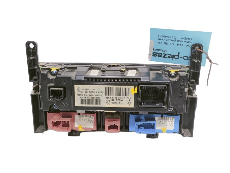 Recambio de mando calefaccion / aire acondicionado para peugeot 407 st sport referencia OEM IAM 96573322 96512442 96470287