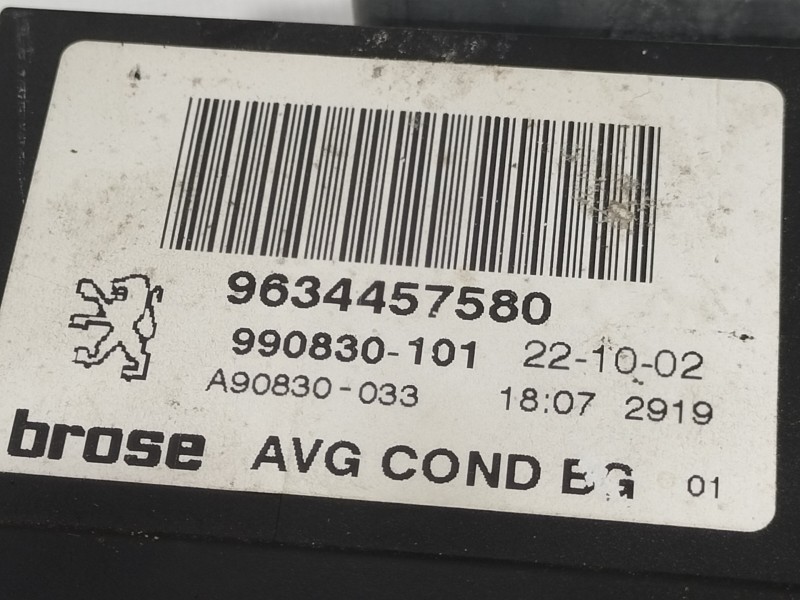 Recambio de elevalunas delantero izquierdo para peugeot 307 break / sw (s1) sw referencia OEM IAM 9634457580  