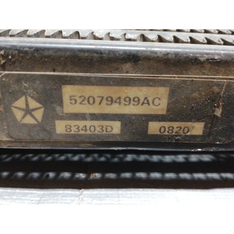 Recambio de intercooler para jeep gr.cherokee (wj/wg) 3.1 td laredo referencia OEM IAM 52079499AC 83403D 