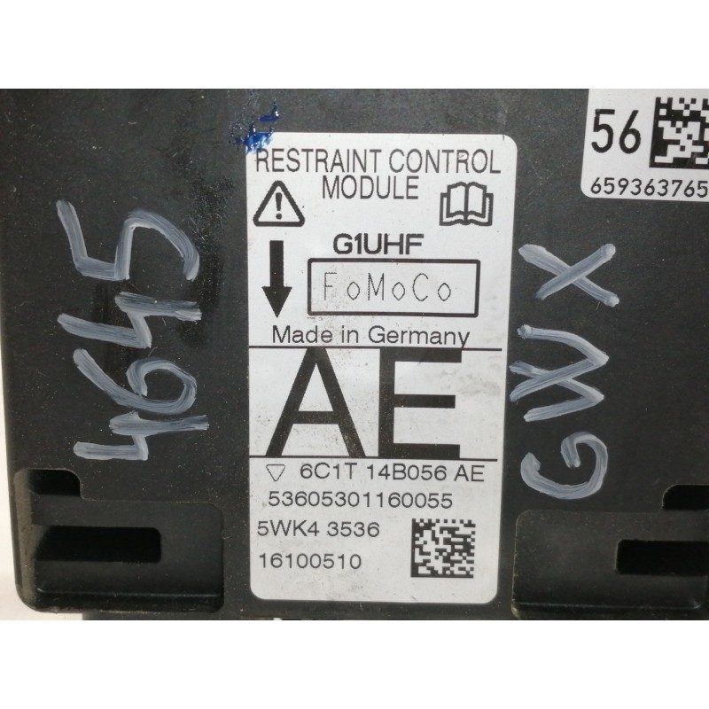 Recambio de centralita airbag para ford transit combi ´06 ft 300 m trend referencia OEM IAM 6C1T14B056AE  