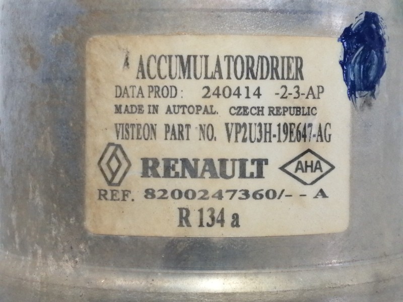 Recambio de evaporador aire acondicionado para renault kangoo profesional referencia OEM IAM 8200247360A  