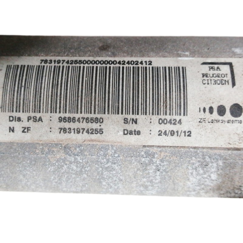 Recambio de cremallera direccion para peugeot 508 active referencia OEM IAM 9686476580  