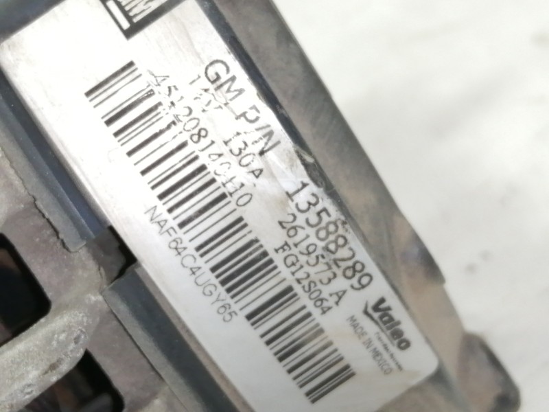 Recambio de alternador para opel adam unlimited ecoflex referencia OEM IAM 13588289  