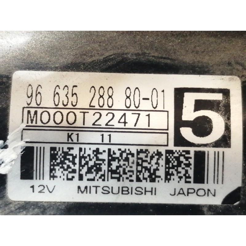 Recambio de motor arranque para peugeot 508 active referencia OEM IAM 9663528880  