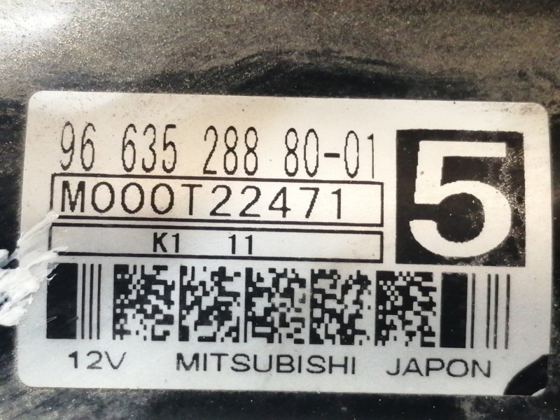 Recambio de motor arranque para peugeot 508 active referencia OEM IAM 9663528880  