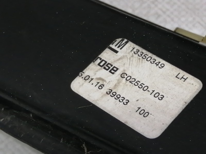 Recambio de elevalunas delantero izquierdo para opel adam unlimited ecoflex referencia OEM IAM 20951581  