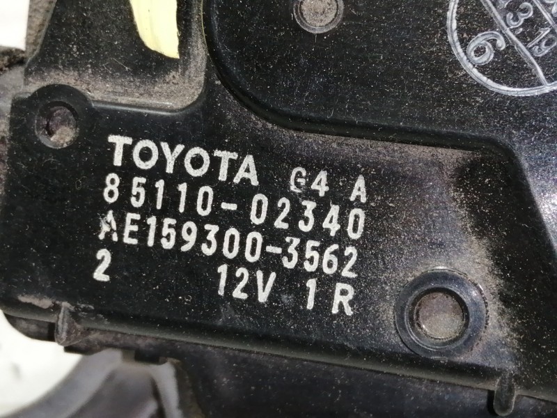 Recambio de motor limpia delantero para toyota auris active referencia OEM IAM 8511002340 AE1593003562 