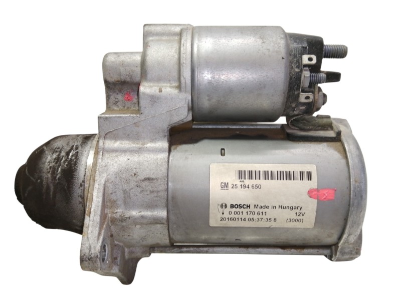 Recambio de motor arranque para opel adam unlimited ecoflex referencia OEM IAM 25194650  