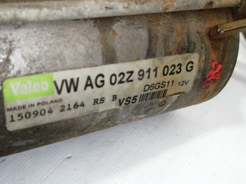 Recambio de motor arranque para seat toledo (5p2) stylance / style referencia OEM IAM 02Z911023G  