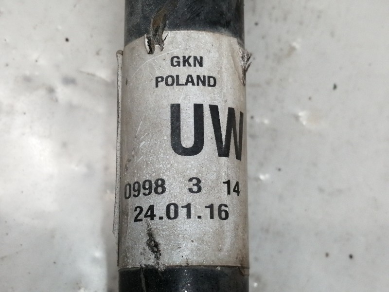 Recambio de transmision delantera derecha para opel adam unlimited ecoflex referencia OEM IAM 10316363 0998314 