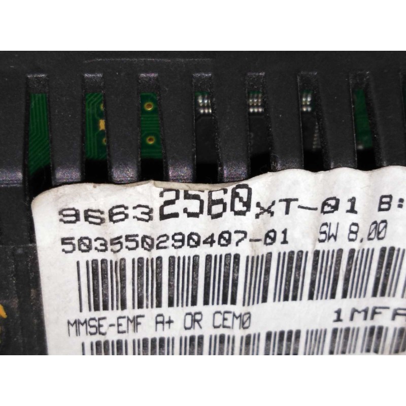 Recambio de pantalla multifuncion para citroën c3 1.1 collection referencia OEM IAM 96632560XT  