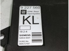 Recambio de centralita cierre para opel vectra c berlina club referencia OEM IAM 9227560   2