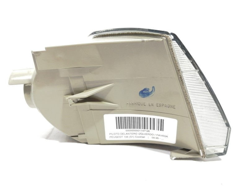 Recambio de piloto delantero izquierdo para peugeot 106 (s1) cocktail referencia OEM IAM 630320  