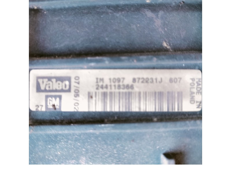 Recambio de intercooler para opel vectra c berlina club referencia OEM IAM 244118366  