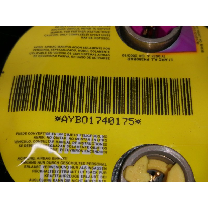 Recambio de airbag delantero izquierdo para opel vectra c berlina 1.9 cdti referencia OEM IAM 13112816  