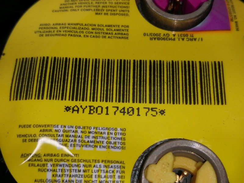 Recambio de airbag delantero izquierdo para opel vectra c berlina 1.9 cdti referencia OEM IAM 13112816  