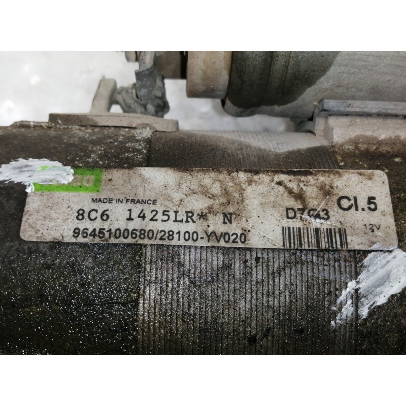 Recambio de motor arranque para peugeot 407 sr confort referencia OEM IAM 9645100680  
