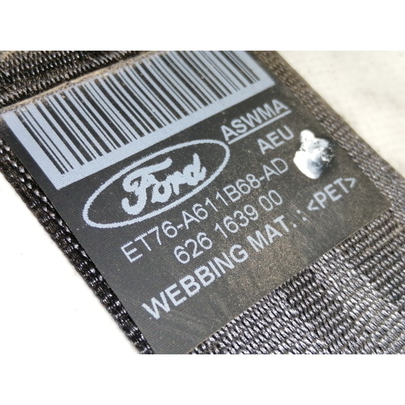 Recambio de cinturon seguridad trasero derecho para ford tourneo courier (c4a) titanium referencia OEM IAM ET76A611B68AD  