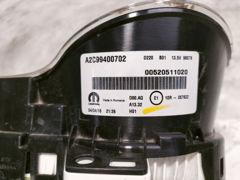 Recambio de cuadro instrumentos para fiat tipo ii (357) berlina lounge plus referencia OEM IAM 52051102 00520511020 A2C99400702 