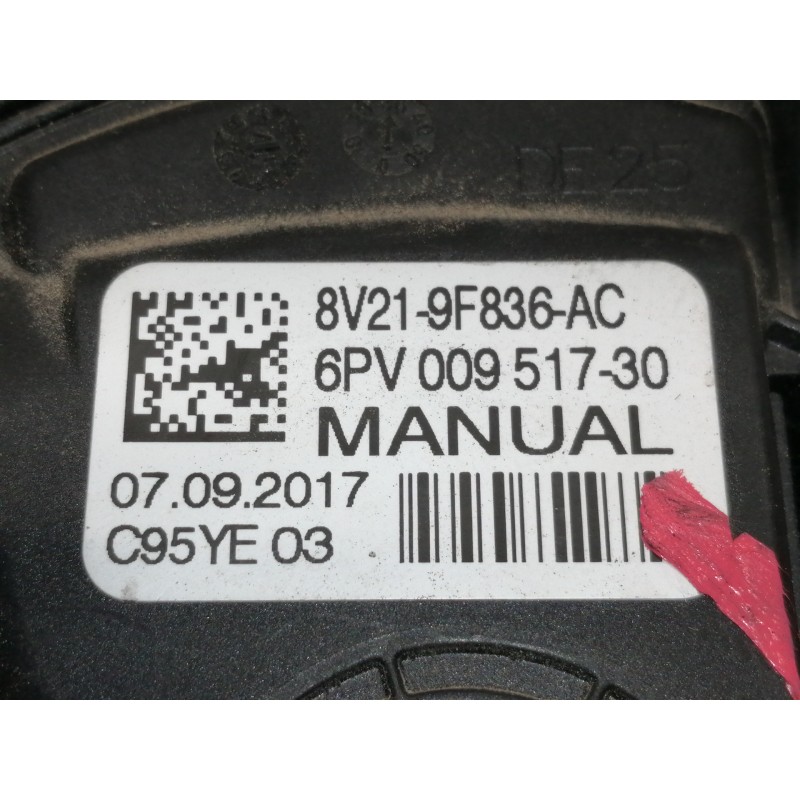 Recambio de potenciometro pedal para ford tourneo courier (c4a) titanium referencia OEM IAM 6PV00951730 8V219F836AC 