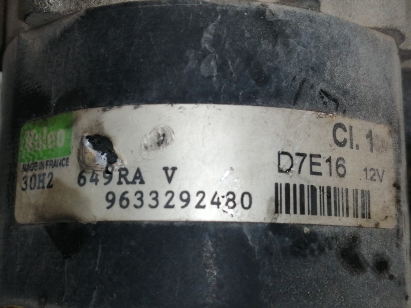 Recambio de motor arranque para citroën c3 1.4 sx plus referencia OEM IAM 9633292480  