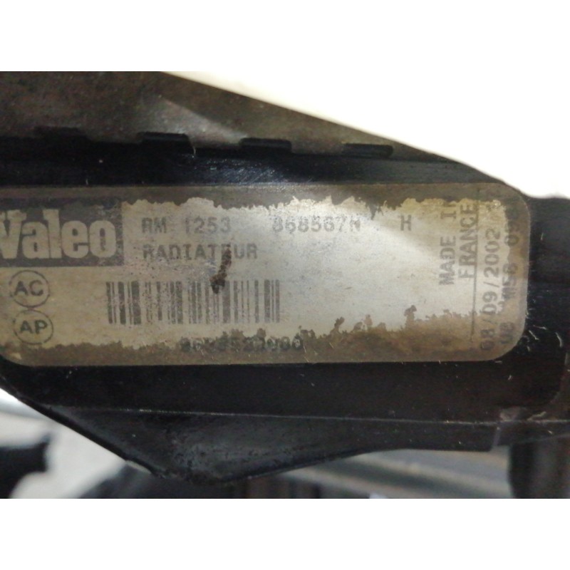 Recambio de radiador agua para citroën c3 1.4 sx plus referencia OEM IAM 9638520080 868567N 