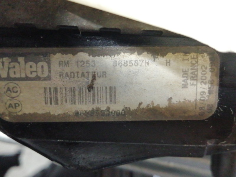 Recambio de radiador agua para citroën c3 1.4 sx plus referencia OEM IAM 9638520080 868567N 