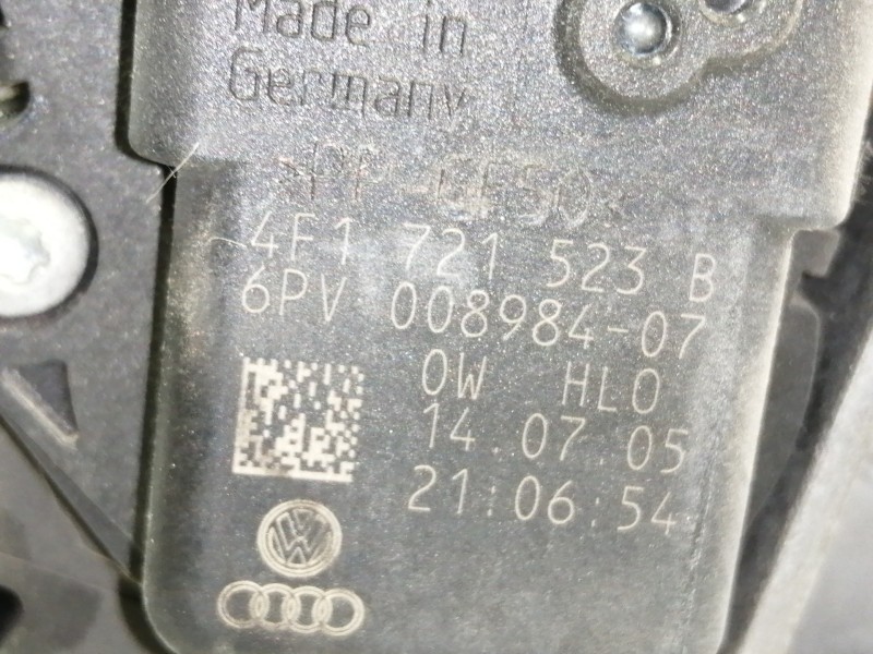 Recambio de potenciometro pedal para audi a6 berlina (4f2) 2.0 tdi referencia OEM IAM 4F1721523B  