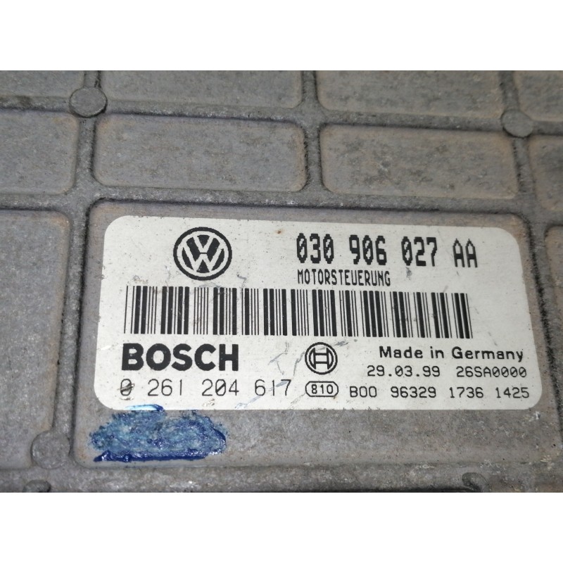 Recambio de centralita motor uce para volkswagen polo berlina (6n1) básico referencia OEM IAM 030906027AA  