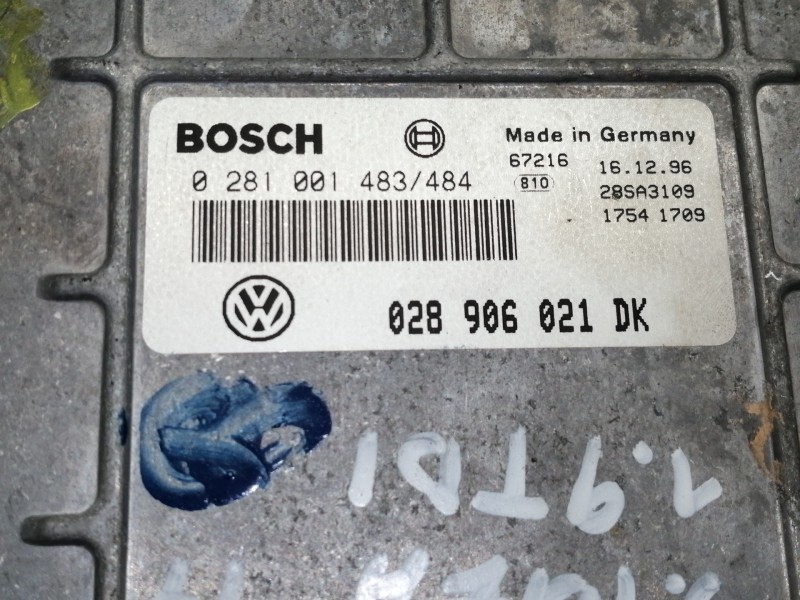 Recambio de centralita motor uce para seat ibiza (6k) gt referencia OEM IAM 0281001483  