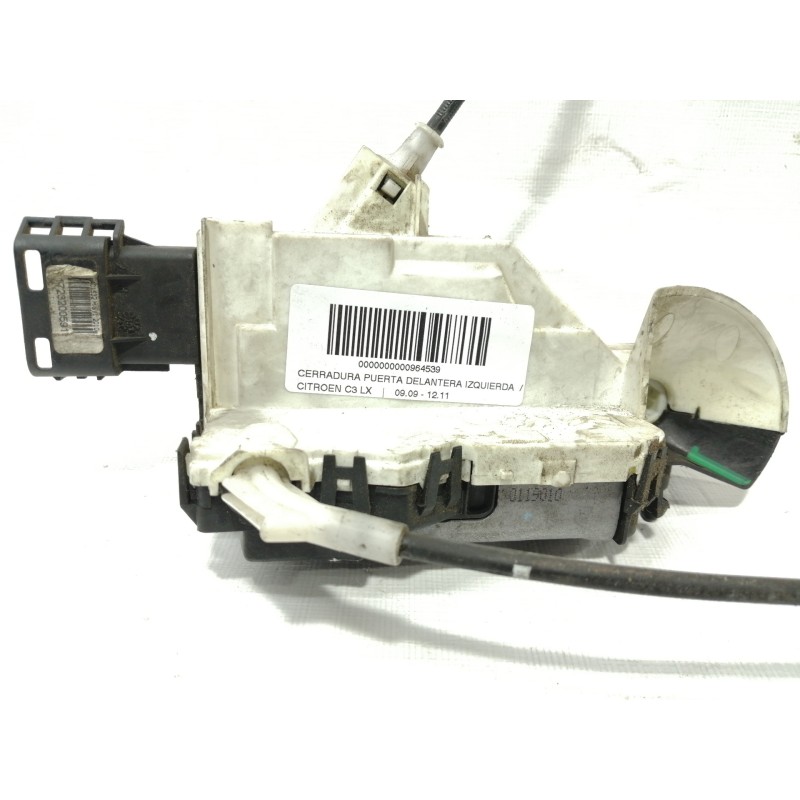 Recambio de cerradura puerta delantera izquierda para citroën c3 lx referencia OEM IAM   